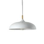 Lampa wisząca LED z kopułowym kloszem nad stół jadalniany