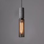 Modern minimalist industrial cylinder pendant lamp
