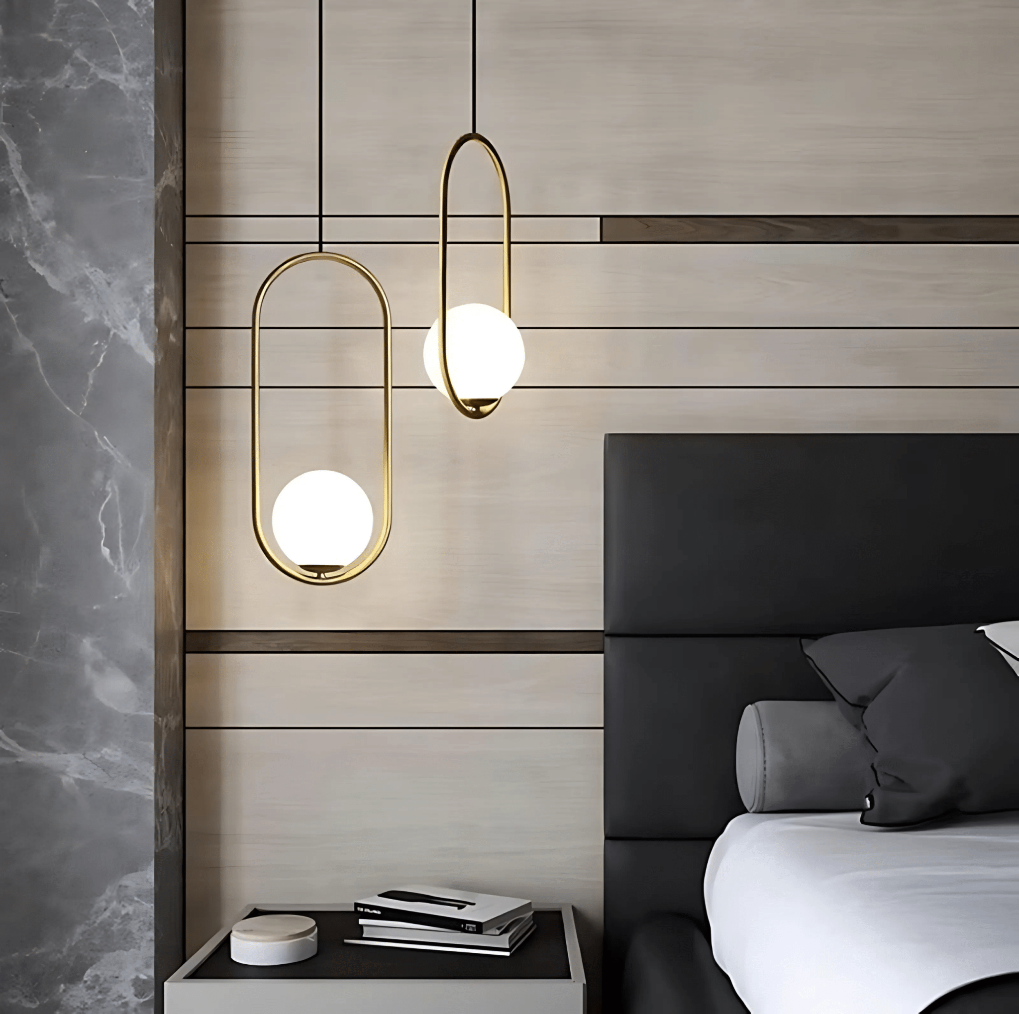 Lampa wisząca geometryczna nowoczesna