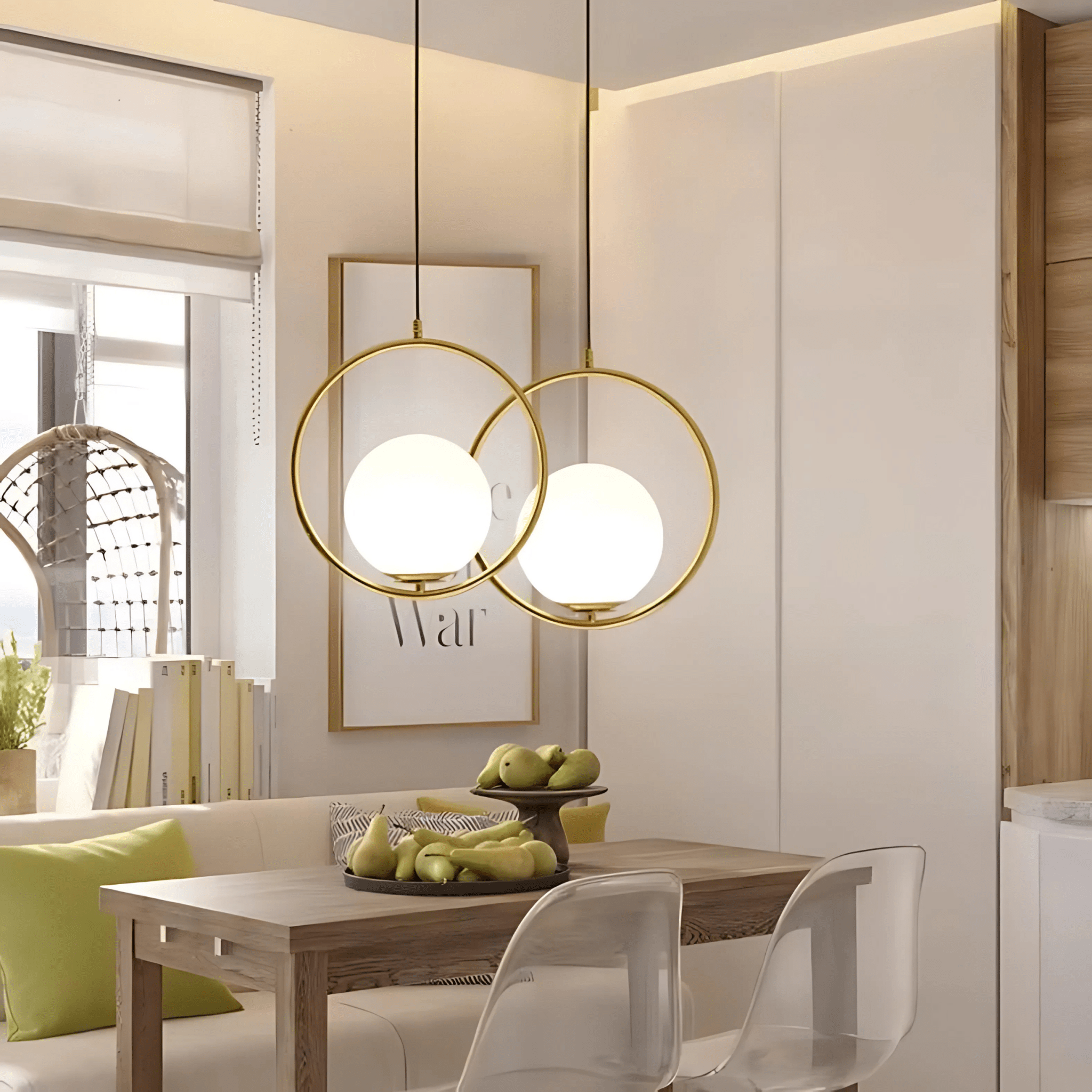 Lampa wisząca geometryczna nowoczesna