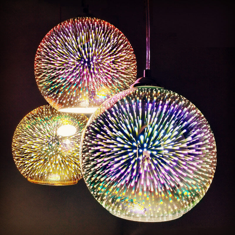 Lampa wisząca kolorowa LED dekoracyjna