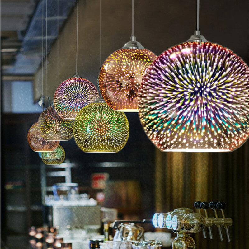 Lampa wisząca kolorowa LED dekoracyjna