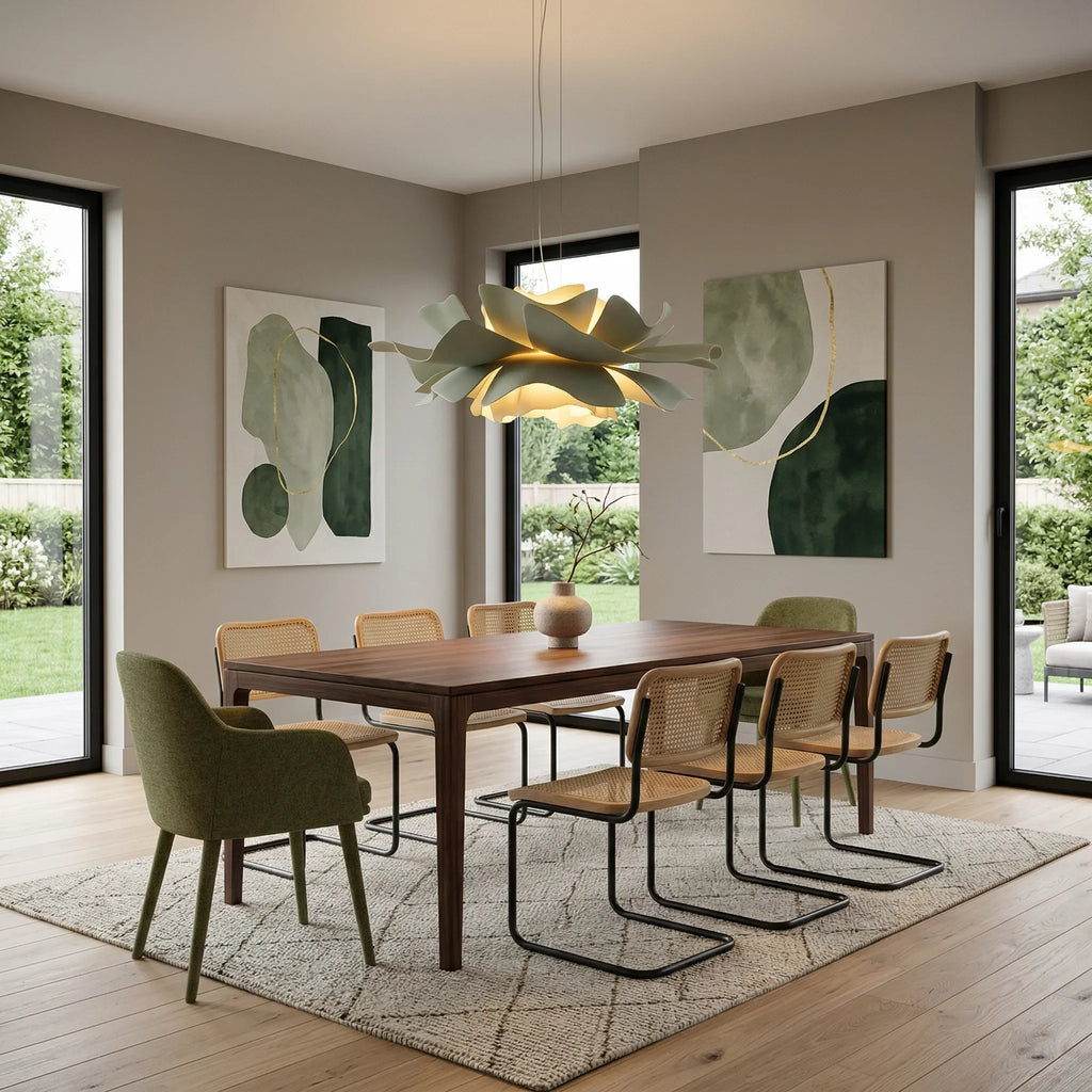 Modern Floral LED Pendant Light