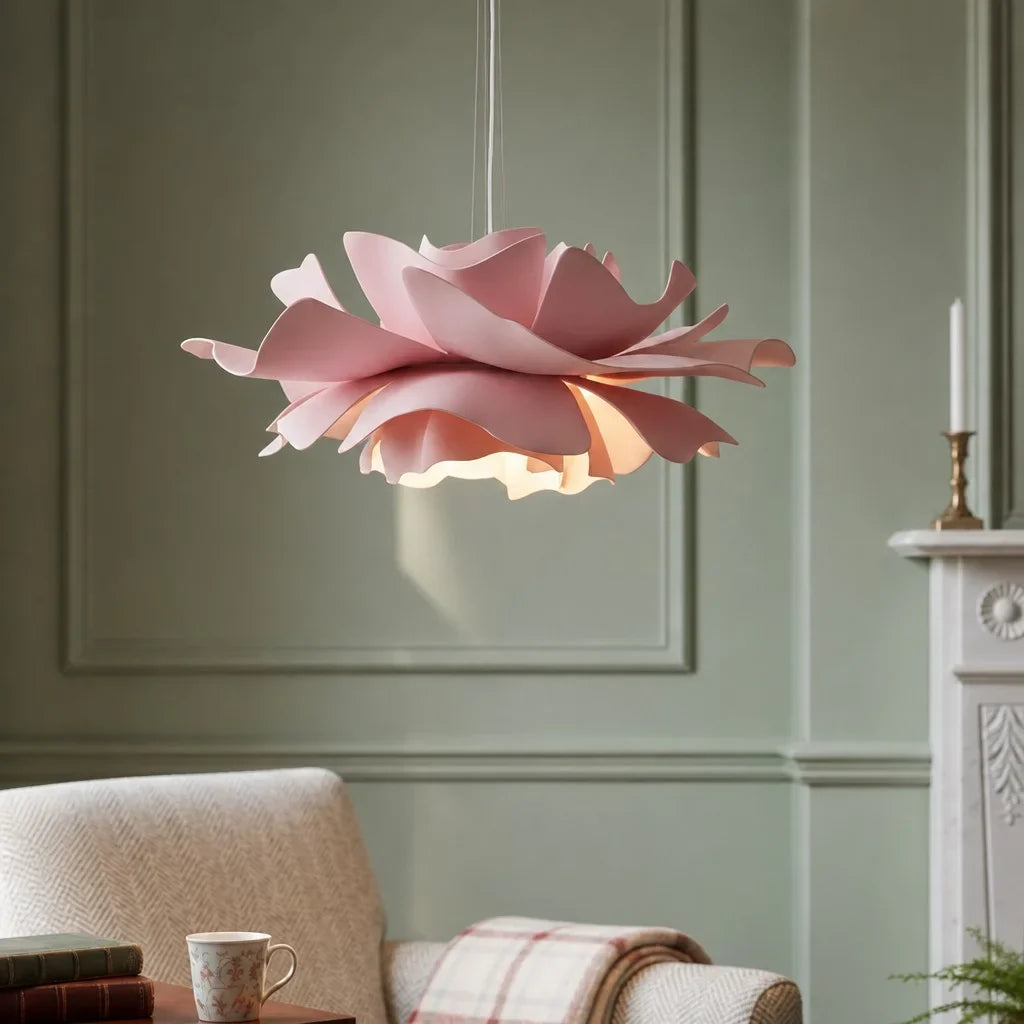 Modern Floral LED Pendant Light