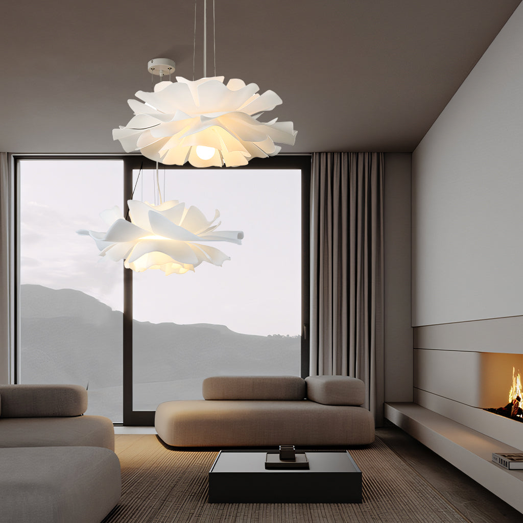 Modern Floral LED Pendant Light