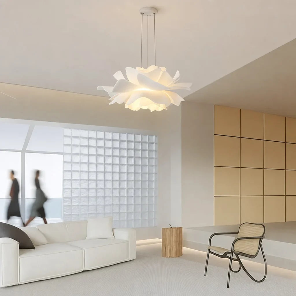Modern Floral LED Pendant Light
