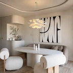 Modern Floral LED Pendant Light