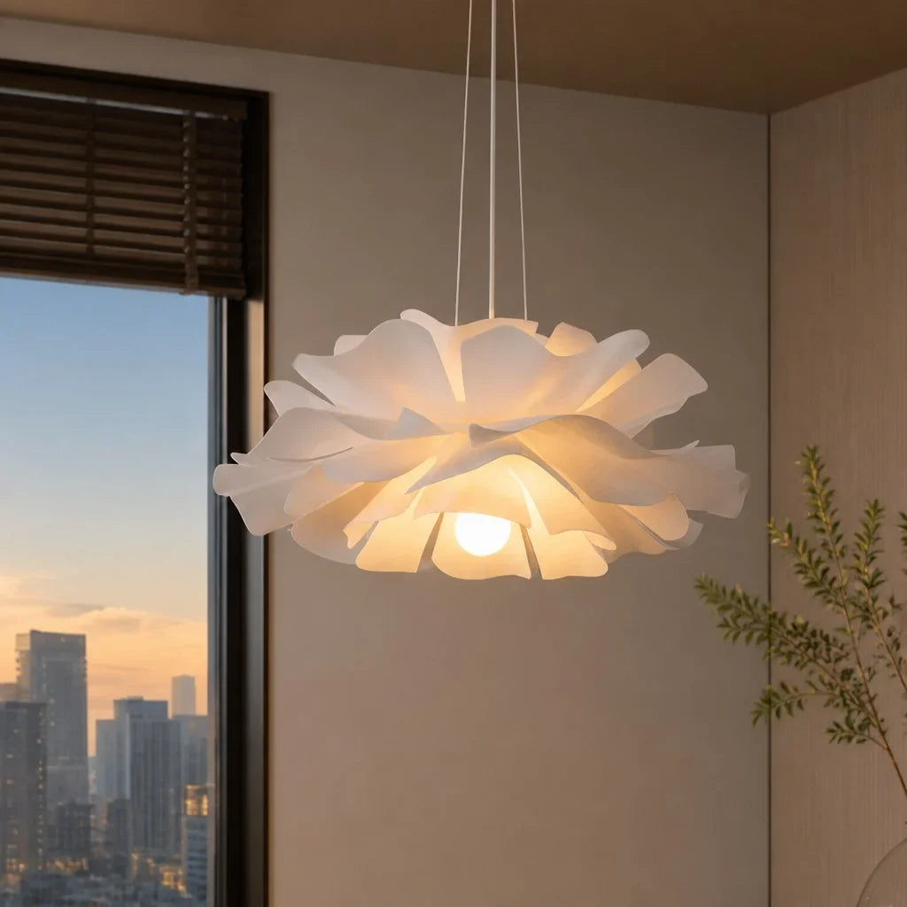 Modern Floral LED Pendant Light