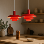Lampa wisząca nordycka nowoczesna warstwowa minimalistyczna