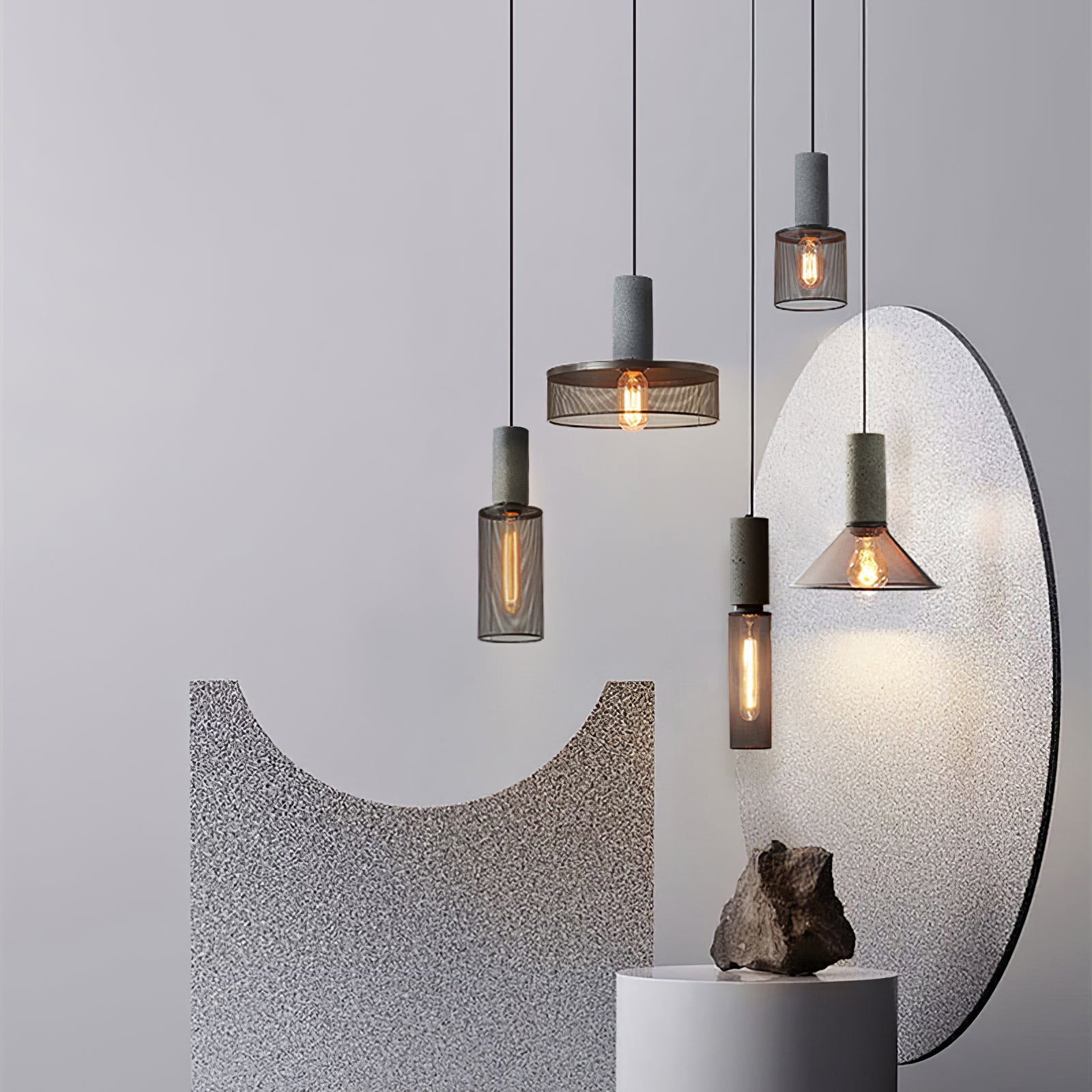 Lampa wisząca nowoczesna cylindryczna