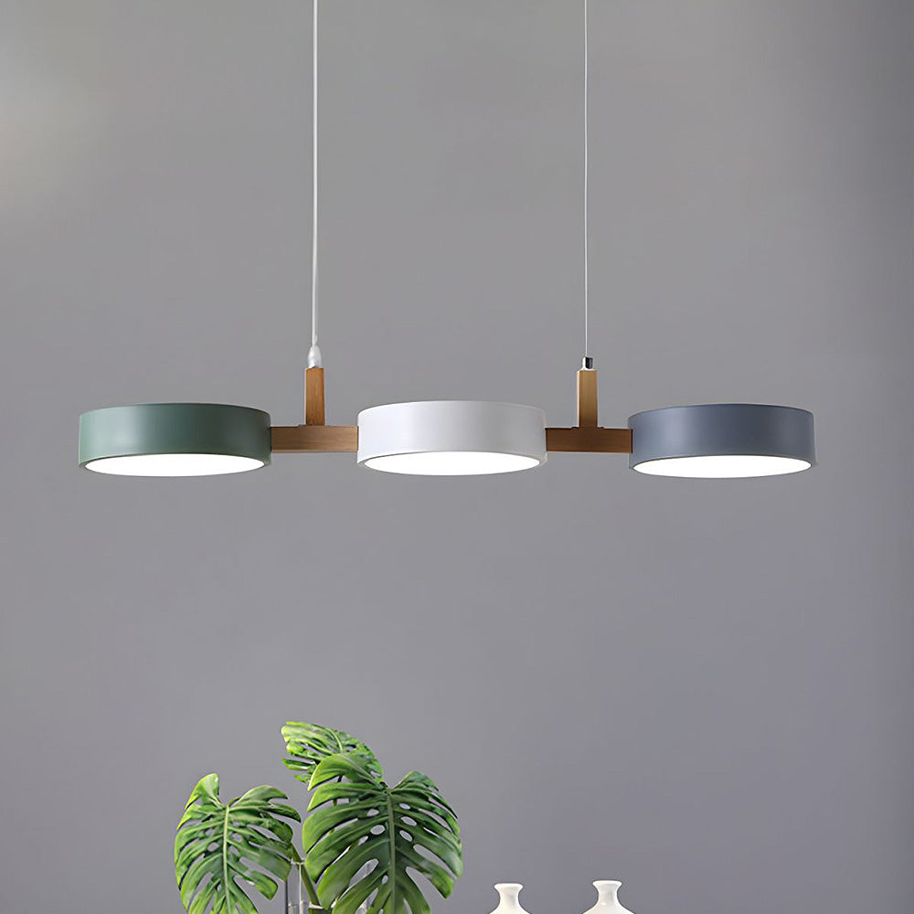 Lampa wisząca nowoczesna dysk LED do kuchni