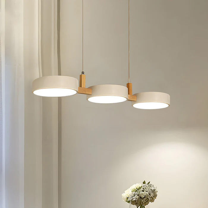 Lampa wisząca nowoczesna dysk LED do kuchni