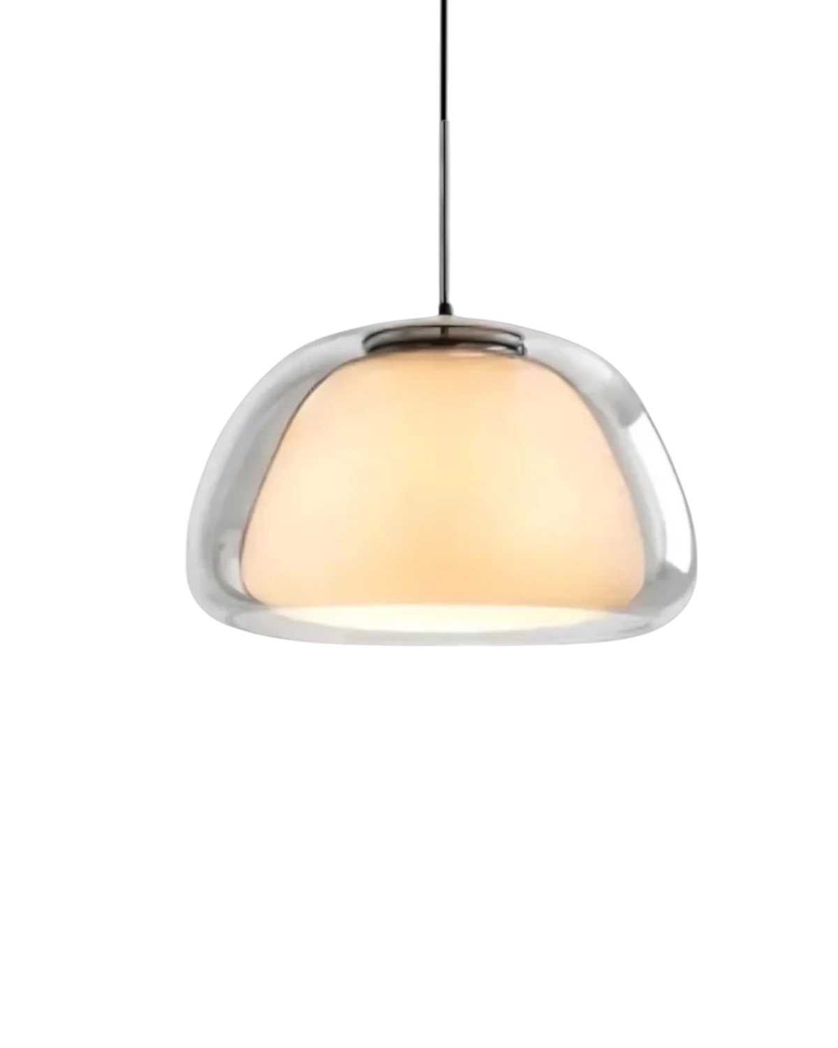Lampa wisząca nowoczesna kopułowa