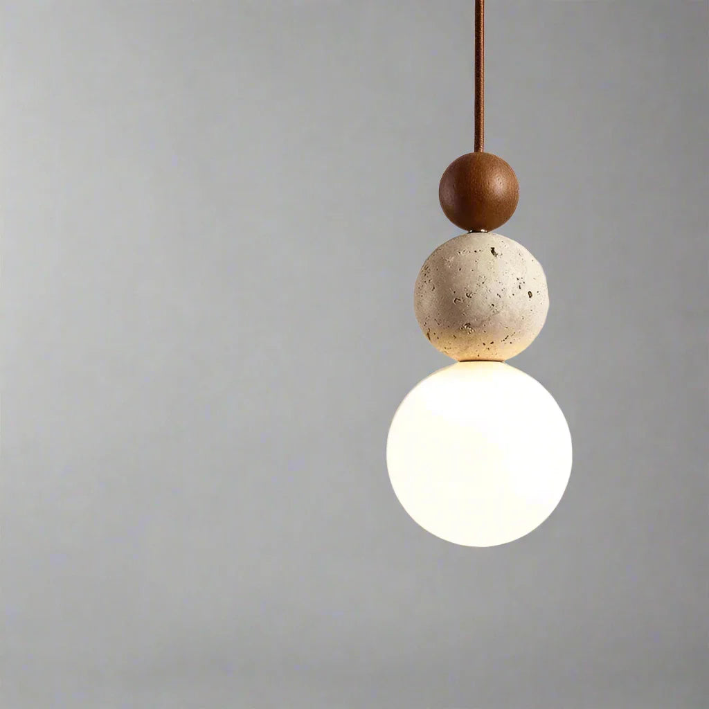 Lampa wisząca nowoczesna kulista geometryczna