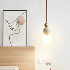 Lampa wisząca nowoczesna kulista geometryczna