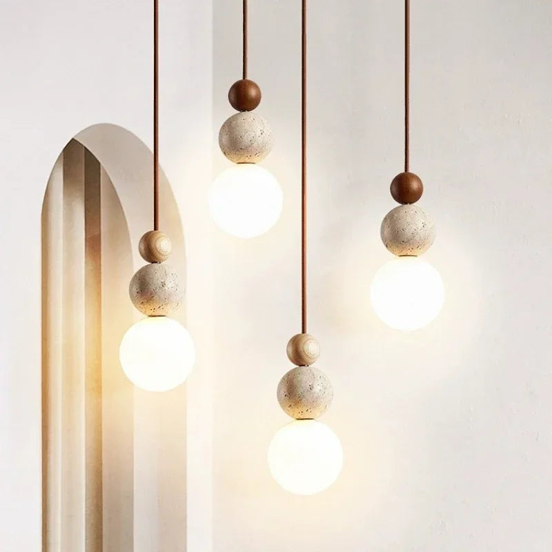 Lampa wisząca nowoczesna kulista geometryczna