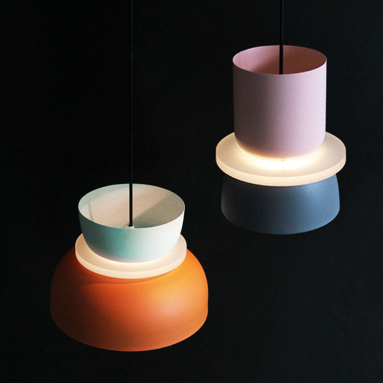 Lampa wisząca nowoczesna led nordycka wielowarstwowa