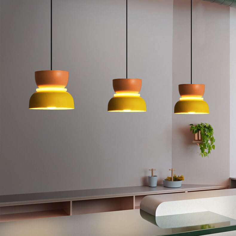 Lampa wisząca nowoczesna led nordycka wielowarstwowa