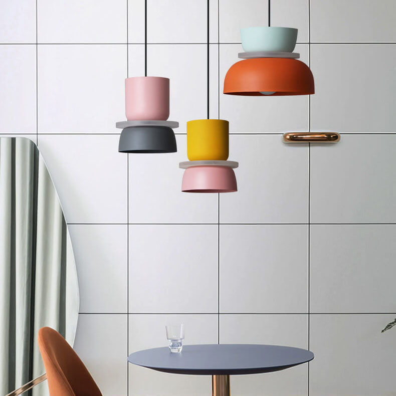 Lampa wisząca nowoczesna led nordycka wielowarstwowa