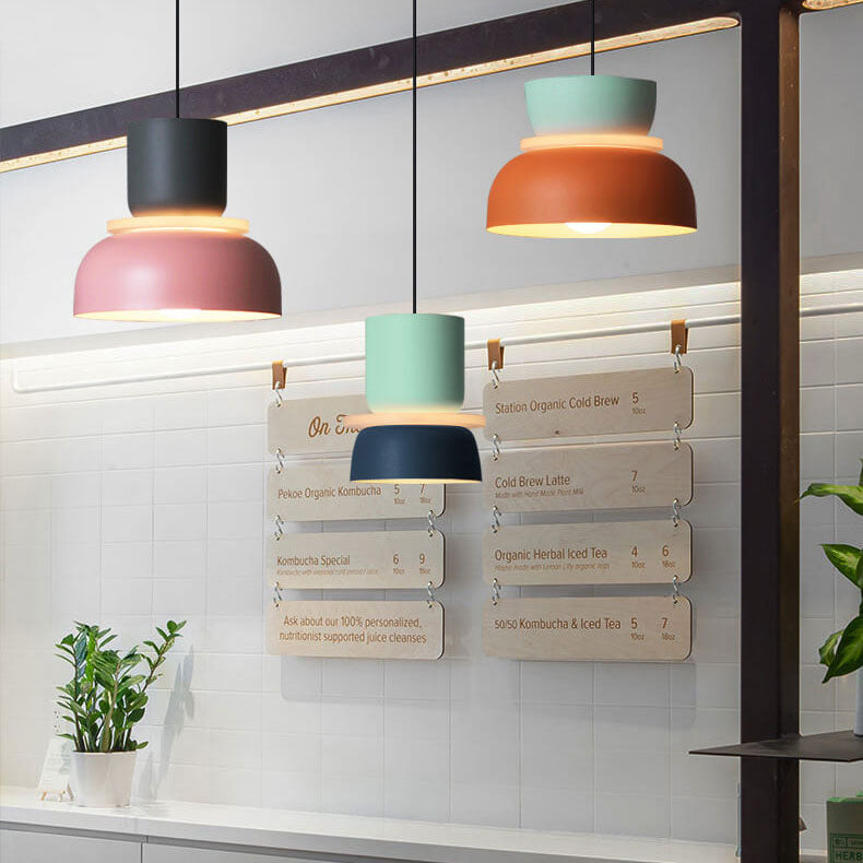 Lampa wisząca nowoczesna led nordycka wielowarstwowa