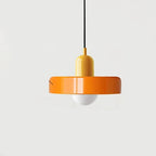 Modern round LED pendant lamp Bauhaus colorful