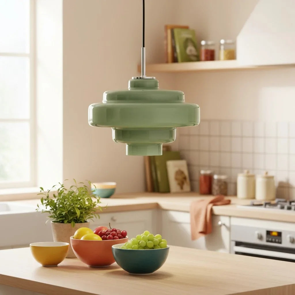 Lampa wisząca nowoczesna retro jadalniana