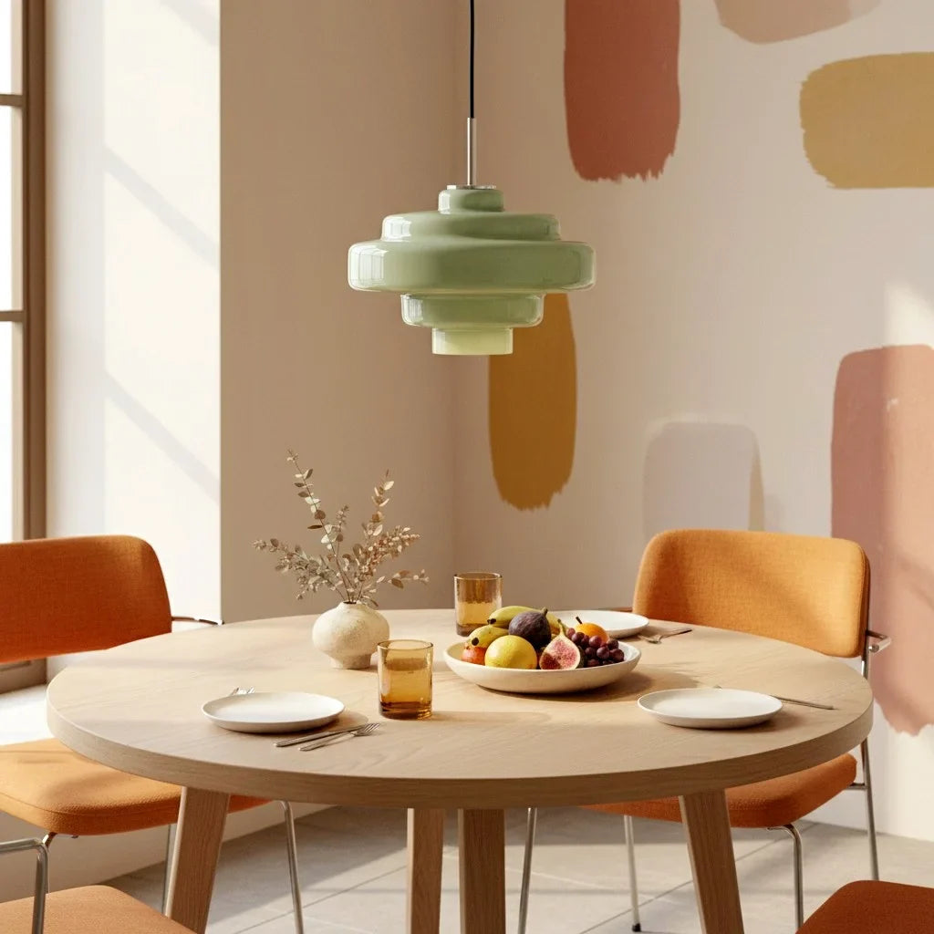 Lampa wisząca nowoczesna retro jadalniana