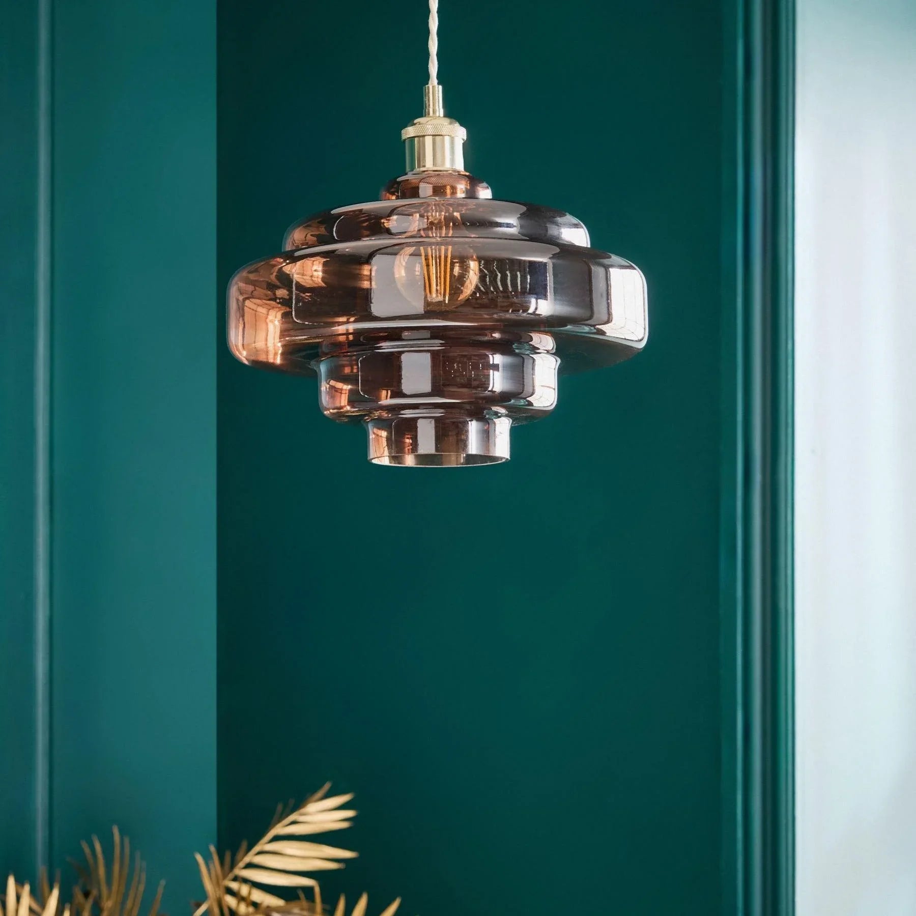 Lampa wisząca nowoczesna retro jadalniana