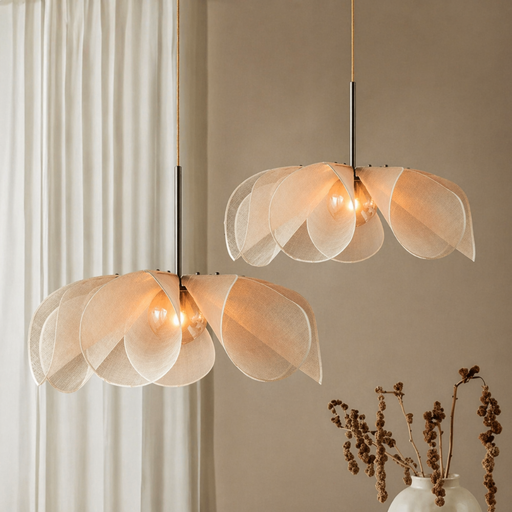 Layered decorative modern pendant lamp