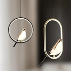 Lampa wisząca ptak LED nowoczesna dekoracyjna