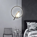 Lampa wisząca ptak LED nowoczesna dekoracyjna