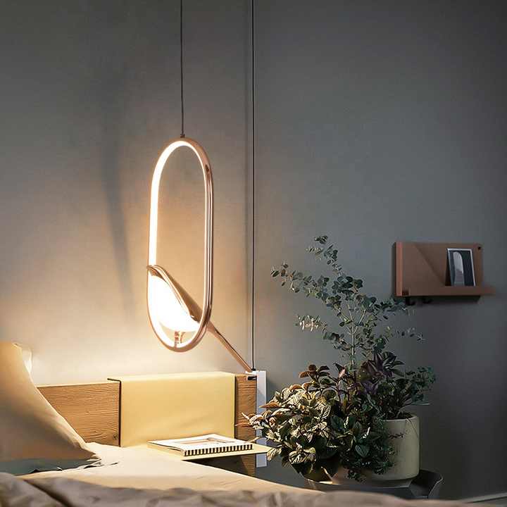 Lampa wisząca ptak LED nowoczesna dekoracyjna