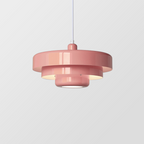 Lampa wisząca retro jadalniana warstwowa