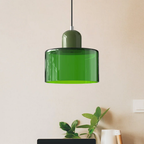 Lampa wisząca retro kolorowa szklana nowoczesna