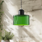 Lampa wisząca retro kolorowa szklana nowoczesna