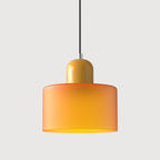 Lampa wisząca retro kolorowa szklana nowoczesna