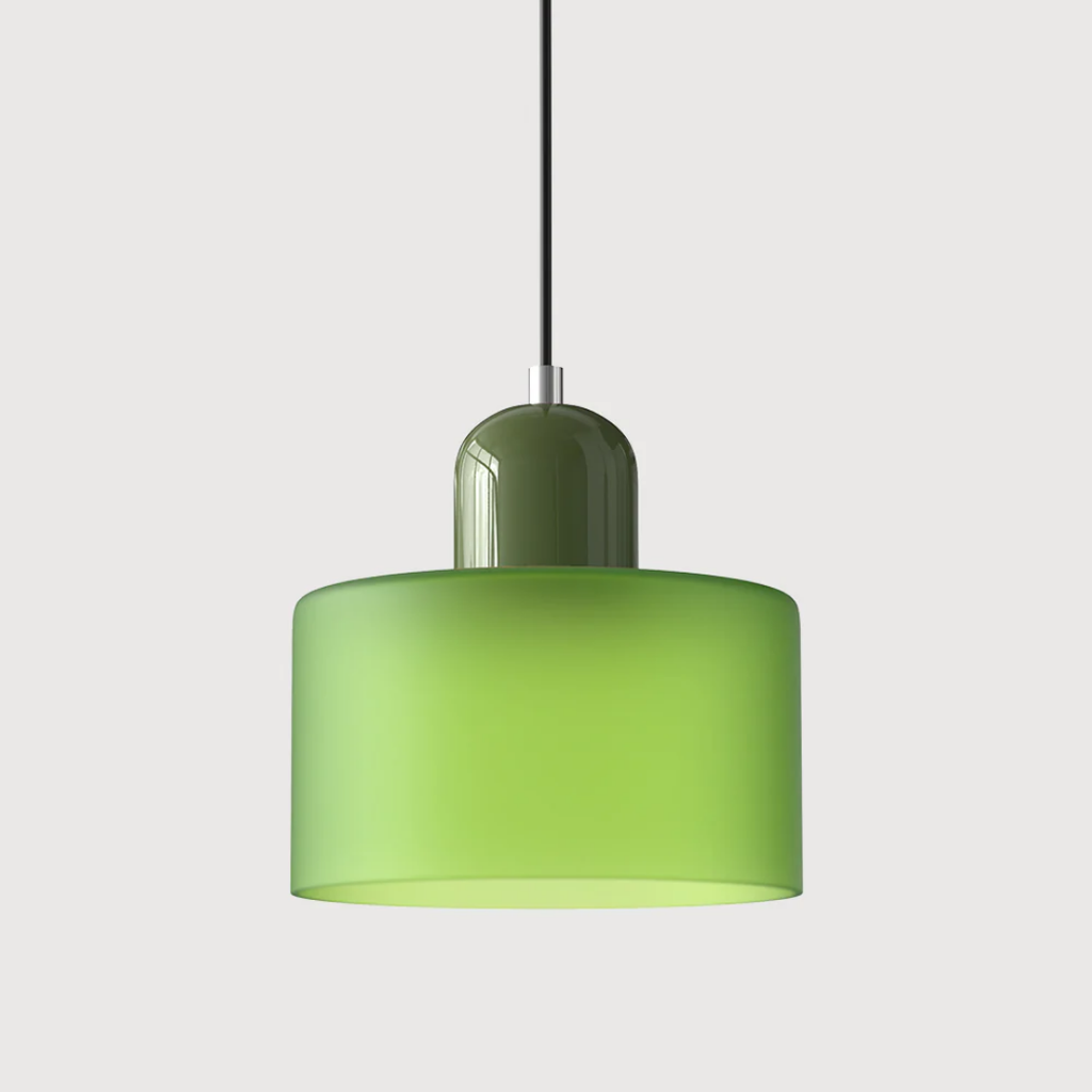 Lampa wisząca retro kolorowa szklana nowoczesna