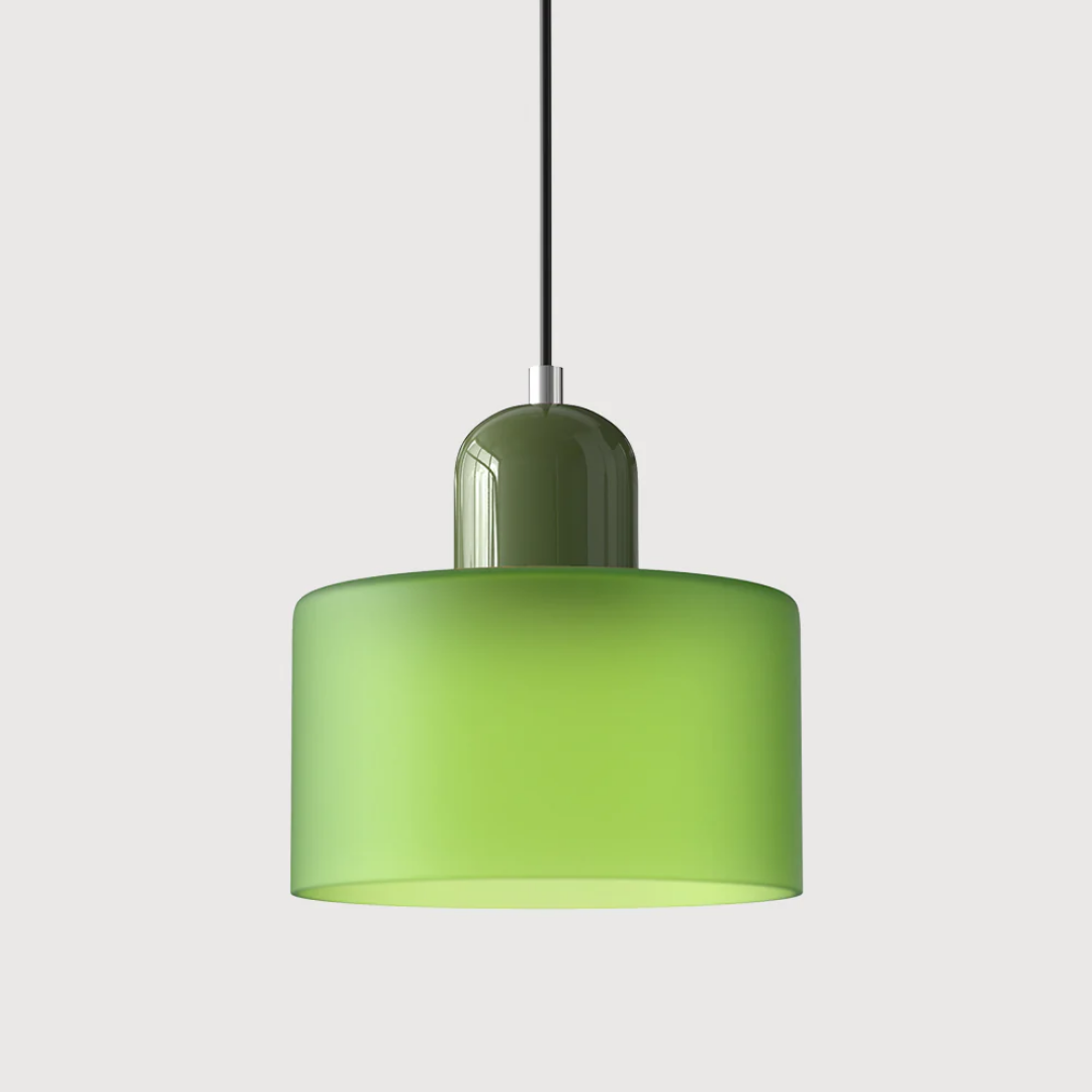 Lampa wisząca retro kolorowa szklana nowoczesna