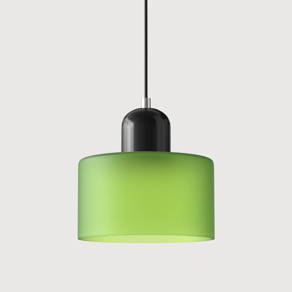 Lampa wisząca retro kolorowa szklana nowoczesna