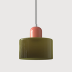 Lampa wisząca retro kolorowa szklana nowoczesna