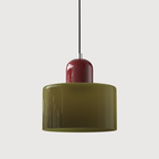 Lampa wisząca retro kolorowa szklana nowoczesna