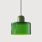 Lampa wisząca retro kolorowa szklana nowoczesna
