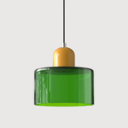 Lampa wisząca retro kolorowa szklana nowoczesna