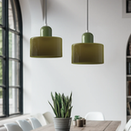 Lampa wisząca retro kolorowa szklana nowoczesna