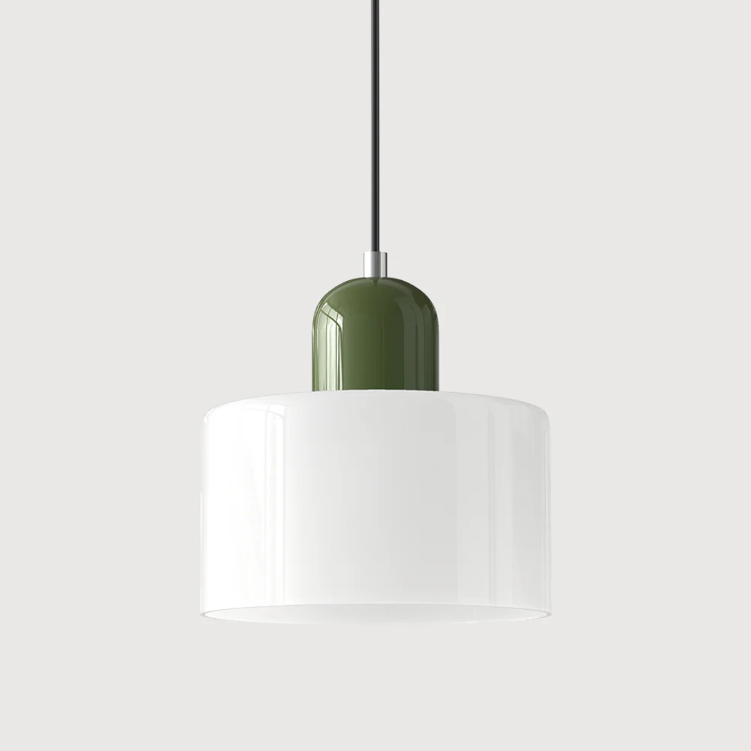 Lampa wisząca retro kolorowa szklana nowoczesna