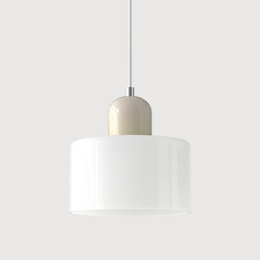 Lampa wisząca retro kolorowa szklana nowoczesna