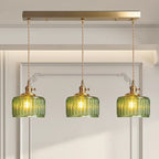 Lampa wisząca vintage rowkowana dekoracyjna