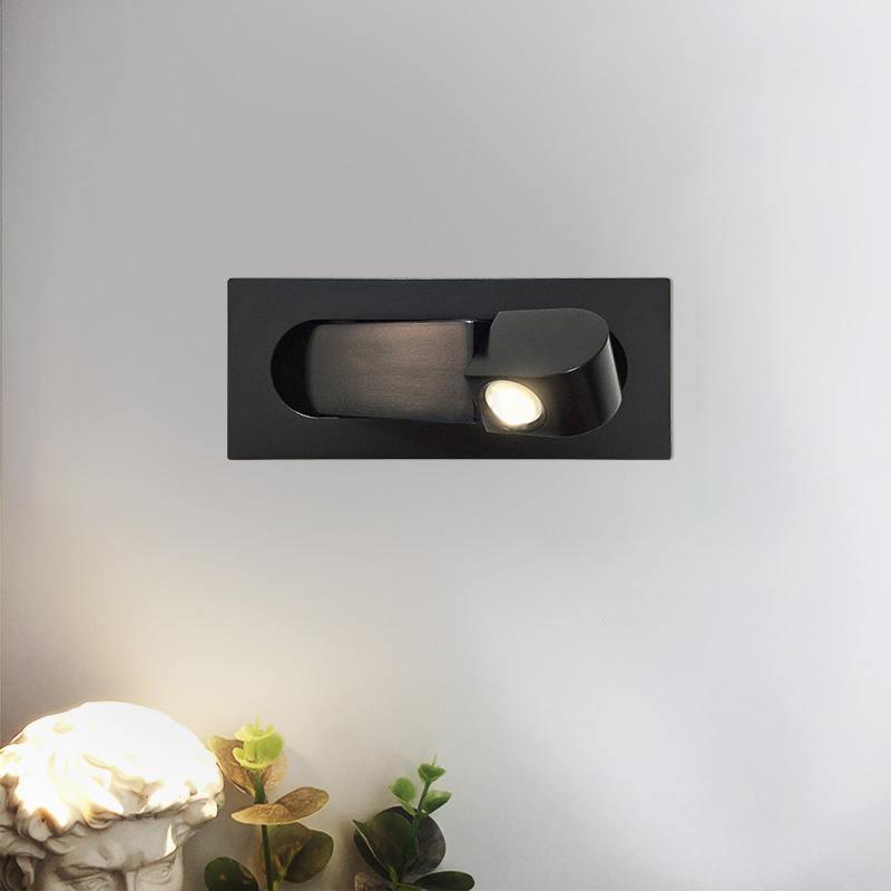 Lampka nocna LED do czytania regulowana nowoczesna