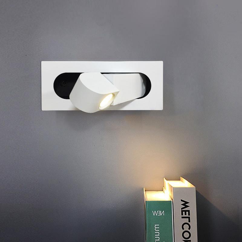 Lampka nocna LED do czytania regulowana nowoczesna