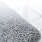 Soft absorbent anti-slip bathroom mat